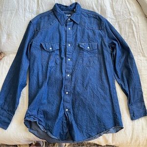Wrangler Pearl Snap Button Down